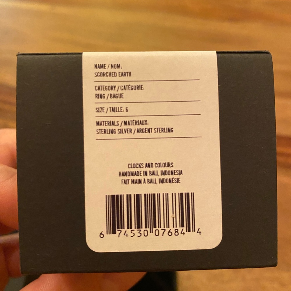 Clocks + Colours ring SOLD - Picture 2 of 3